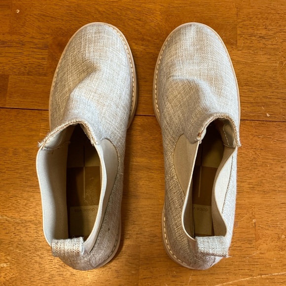 Dolce Vita Womens Size 9 Pepper Chelsea Boot Natural Linen - Picture 5 of 10